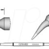 C210002 Lötspitze C210, Rundform, C210002/Ø 0,2 mm, gebogen