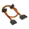 SATA Rozgałęźnik Zasilania Potrójny, Rozdzielacz, Adapter