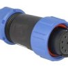 SPP2110-9GW Gniazdo 9 pin na kabel (7-12mm) okrągły, lutowany, wodoodporny - gwint wewnętrzny (5A)