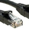 kabel LAN LINDY 45432, 1 szt., RJ45, CAT 6, U/UTP, 1.00 m, czarny