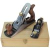 Faithfull RI61-CS2PSBPWB No.4 Plane & No.60 1/2 Plane In Wooden Box