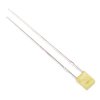 Yellow 3 x 2mm Diffused Rectangular LED 70mcd 130°