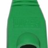 Osłona wtyku RJ45 8P8C gumowa - zielona 10szt