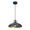 Lampa Wisząca Felix Navy Blue/Gold 1Xe27 Mlp7714 Milagro