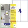Avery-Zweckform L7876-20 Adhesive labels White Paper 105x148mm 80 pcs