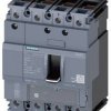 Wyłącznik zasilania Siemens 3VA1110-4FE46-0AA0 Zakres ustawienia (Prąd): 70 - 100 A Maksymalne napięcie przełączania: 69