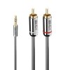Kabel audio 3 m 3,5 mm do Phono, Cromo Line