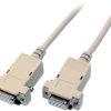 Laplink cable, 1.8 m, D-Sub socket, 9 pole to D-Sub socket, 9 pole, EK143.1,8
