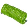 Sealey SA335G PE Coiled Air Hose 5m x Ø5mm with 1/4"BSP Unions - Green
