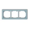 DECO Ramka potrójna DECO Pastel Matt lazurowy 48DR-3