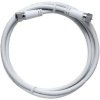 Axing SAT kabel [1x złącze męskie F - 1x złącze męskie F] 2.00 m 85 dB biały