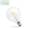 Żarówka LED GLOB G95 COG E-27 230V 4W WW CLEAR SPECTRUM