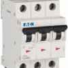 Wyłącznik nadprądowy MCB, Typ D, 3-biegunowy, 16A, 240 → 415V, 60V, na szynę DIN, Eaton FAZ-D16/3