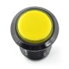 Arcade Push Button 3,3cm czarna obudowa - żółty z podświetleniem
