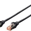 kabel LAN Digitus DK-1644-020/BL, 1 szt., RJ45, CAT 6, S/FTP, 2.00 m, czarny