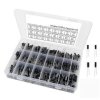 510szt. 24 wartości 10v/16v/25v/50v (0.1uf~1000uf) Kondensator elektrolityczny Asortyment kondensatorów Próbki zestawów elektron