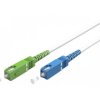 Kabel światłowodowy SC (APC) / SC (UPC) Singlemode (OS2) biały 0,5m