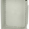 Fibox Base, PC Openings, 2x size 1 flange + 3x size 2 flange 3530134 Część dolna obudowy poliwęglan szaro-biały (ral 703