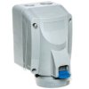 Gniazdo stałe 16A 3P 230V niebieskie IP67 P17 TEMPRA PRO 555354