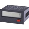 Impulsowy licznik 24x48x48 mm wyświetlacz LCD 0,03kHz 10-260V DC/AC złącze śrubowe 8 pinowe IP65 dodawanie odejmowanie CI095410