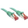 LINDY 47745 RJ45 Patch Cable Cat 6 S/FTP 0.30m Green Snagless 1 pc(s)