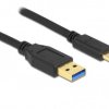 Delock USB 2.0 adapter [1x złącze męskie USB-A 3.2 (USB 3.1) - 1x złącze męskie USB-A 3.2 (USB 3.1)] 84004 2 m