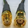 Kabel koncentryczny złącze A SMA złacze B RP-SMA długość 5m typ kabla LMR-240 Z zakończeniem