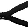Battery charging pliers, pole sign -, 600 A, 160 mm, black, H 600 SCHWARZ VOLLISOLIERT