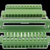 Szybkozłączka przelotowa na panel 12 pin 3,81mm raster
