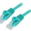 Patch cord U/UTP, Cat 6, wtyk RJ45 z obu stron, linka, CCA, 2m PP6U-2M/G