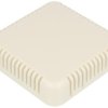 Obudowa; uniwersalna; HM1551V4WH; ABS; 80mm; 80mm; 20mm; IP30; jasnoszary; otwory wentylacyjne; zatrzaskowa; Hammond; RoHS; UL94