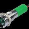 Q8R3CXXG220E Indicator LED, 220 V AC, 8 mm, wired, green/BrC