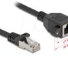 90776 Network Extension Cable S/FTP RJ45 plug to RJ45 jack Cat.6A 2 m
