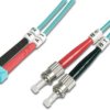 FO duplex patch cable, LC to ST, 5 m, OM3, multimode 50/125 µm, DK-2531-05/3