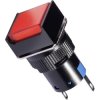 LED lamp, 12 V (DC), 12 V (AC), dull, red, 58520111