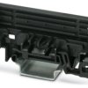 Side element, PA, (W x H x D) 19.5 x 92.29 x 39.45 mm, black, 2200152