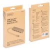 HUB 4-portowy USB 3.0 SuperSpeed z Typ C PDaktywny, aluminium DA-70242-1