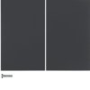 BERKER K.1 KNX RF quicklink Przycisk poczwórny antracyt 85648175 HAGER