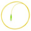 Pigtail światłowodowy SM SC/APC G657A2 bezhalogenowy LSOH żółty 1,5m NEKU