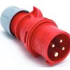 Wtyczka przenośna 16A 4P 400V czerwona IP44 SHARK 014-6