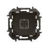 NOWE NILOE Gniazdo 2xUSB typ c + c 3 A czarny NP3404BK LEGRAND