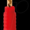 204350 High-end banana hollow plug, red
