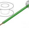 Przewód Silivolt-1V 1x2,5mm2 linka Cu silikon zielony 1,5kV 61.7610-25