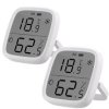 2 szt. Czujnik temperatury i wilgotności SONOFF SNZB-02D z wyświetlaczem LCD, monitorowanie w czasie rzeczywistym za pomocą apli