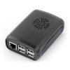Obudowa Raspberry Pi Model 3B+/3B/2B - czarna z wentylatorem