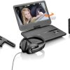 DVP-1010BK DVD player with screen, USB/SD, speakers