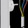 8183 Innovative space-saving lever connection cable, white
