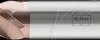 23000915 Carbide cutter, 4 flutes, dia. 1 mm, TiAlSiN shank HB RF