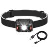 Latarka czołowa 1-LED sterowanie gestami z akumulatorem VA0020 / BX9405