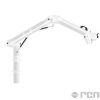 Ramię ALSIDENT 2130mm do systemu CHEMICAL RESISTANT 100 montowane do blatu - białe połączenia